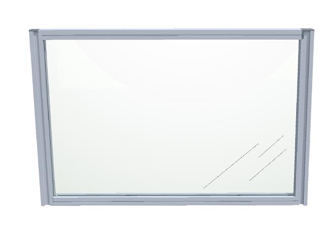 Настольный экран: 120х60, стекло